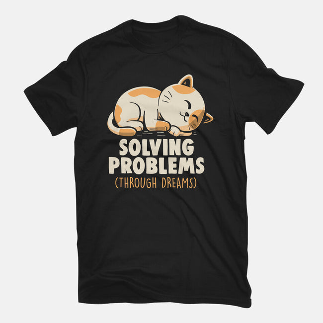 Solving Problems Through Dreams-Unisex-Basic-Tee-koalastudio