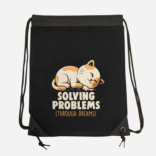 Solving Problems Through Dreams-None-Drawstring-Bag-koalastudio