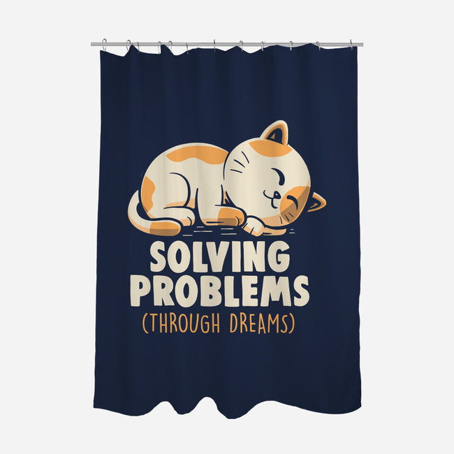 Solving Problems Through Dreams-None-Polyester-Shower Curtain-koalastudio
