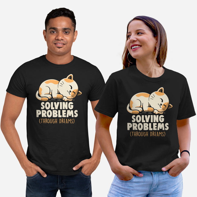 Solving Problems Through Dreams-Unisex-Basic-Tee-koalastudio