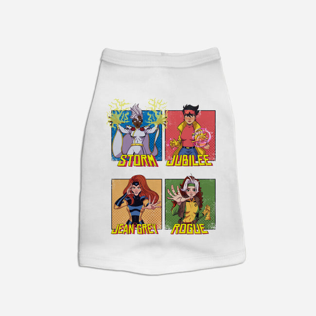 X-men 97 Girls-Dog-Basic-Pet Tank-jacnicolauart