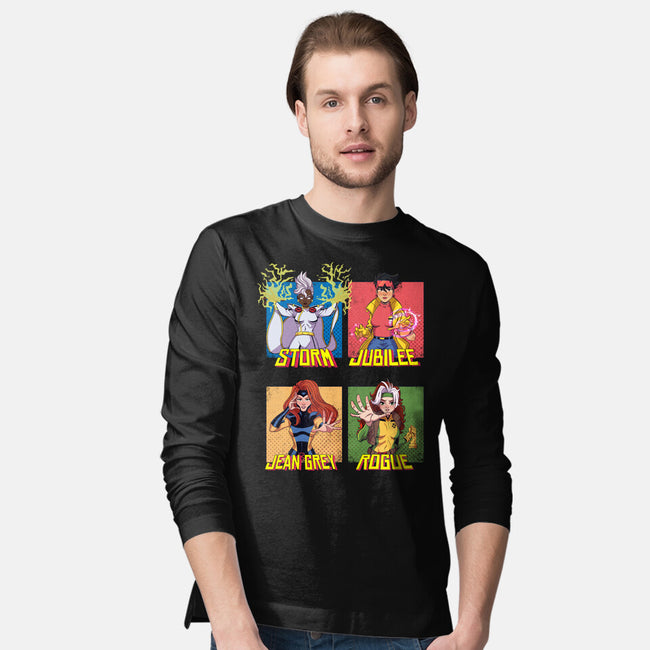 X-men 97 Girls-Mens-Long Sleeved-Tee-jacnicolauart