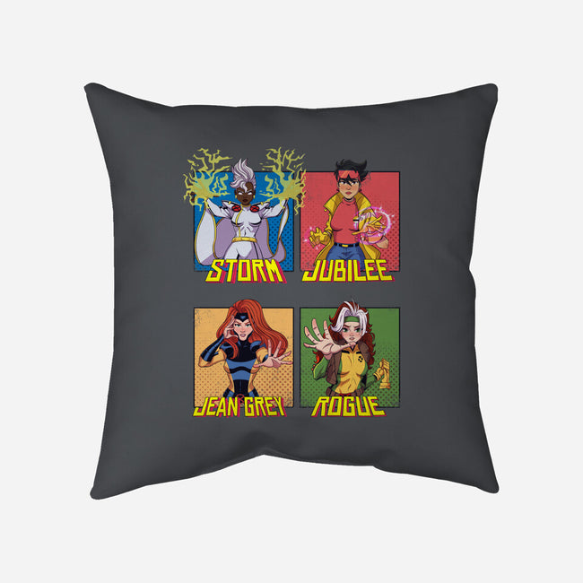 X-men 97 Girls-None-Non-Removable Cover w Insert-Throw Pillow-jacnicolauart