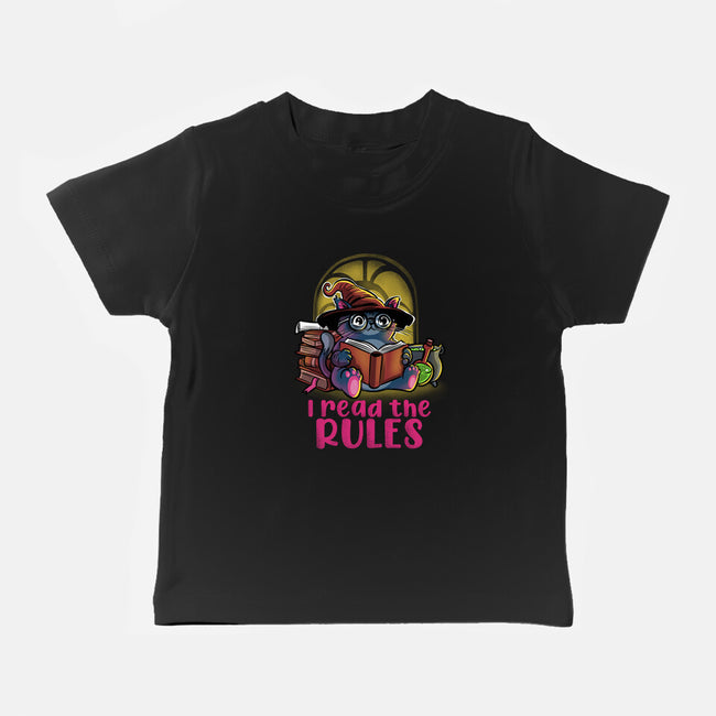 I Read The Rules-Baby-Basic-Tee-zascanauta