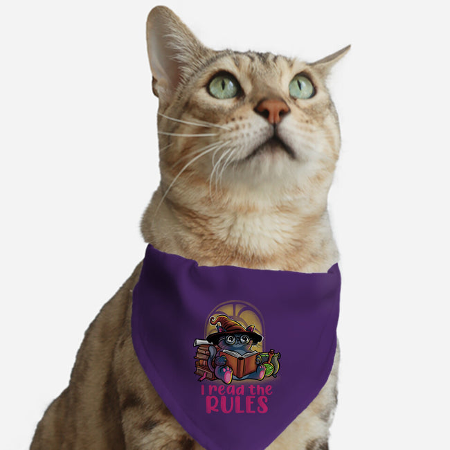 I Read The Rules-Cat-Adjustable-Pet Collar-zascanauta