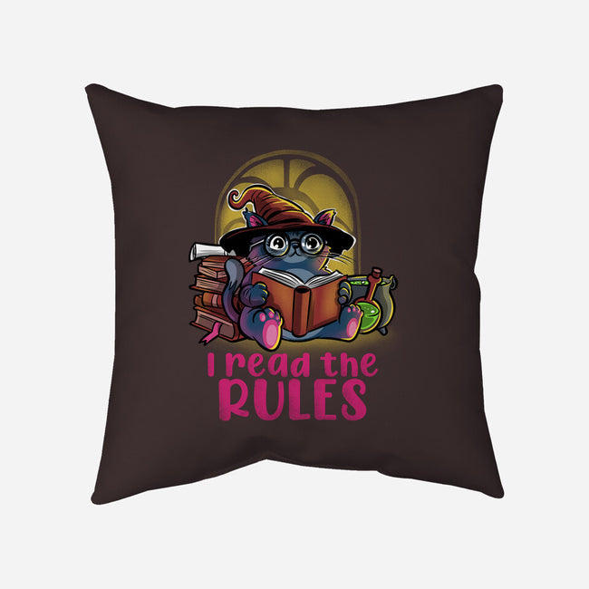 I Read The Rules-None-Non-Removable Cover w Insert-Throw Pillow-zascanauta