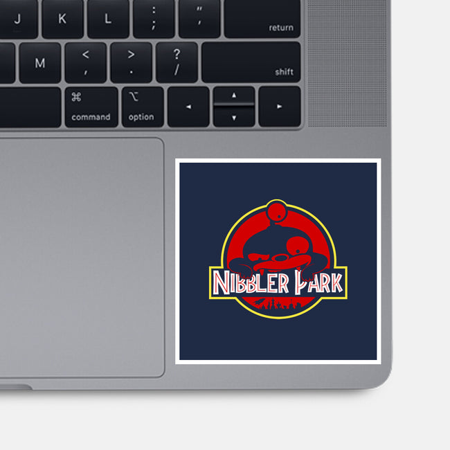Nibbler Park-None-Glossy-Sticker-demonigote