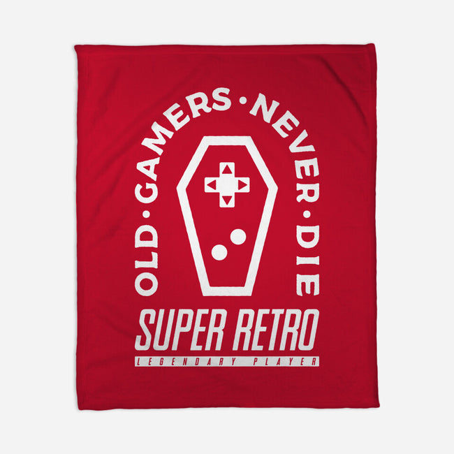 Old Gamers Never Die-None-Fleece-Blanket-demonigote