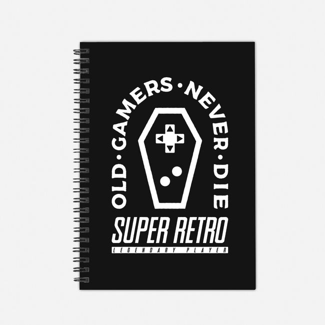 Old Gamers Never Die-None-Dot Grid-Notebook-demonigote