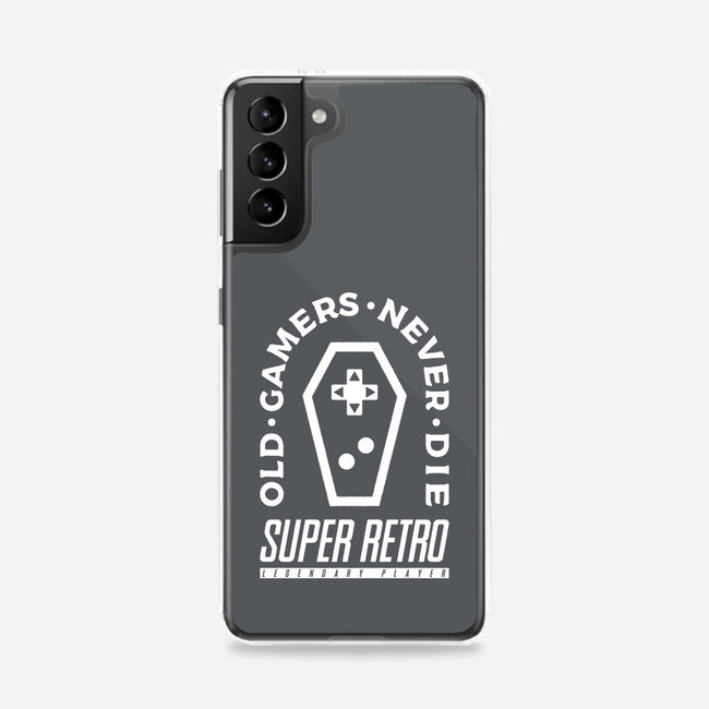 Old Gamers Never Die-Samsung-Snap-Phone Case-demonigote