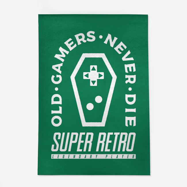 Old Gamers Never Die-None-Outdoor-Rug-demonigote