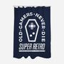 Old Gamers Never Die-None-Polyester-Shower Curtain-demonigote