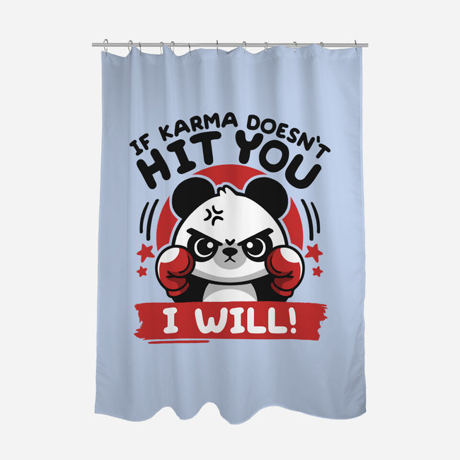 If Karma Doesn't Hit You-None-Polyester-Shower Curtain-NemiMakeit