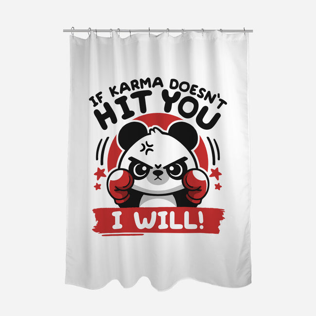 If Karma Doesn't Hit You-None-Polyester-Shower Curtain-NemiMakeit