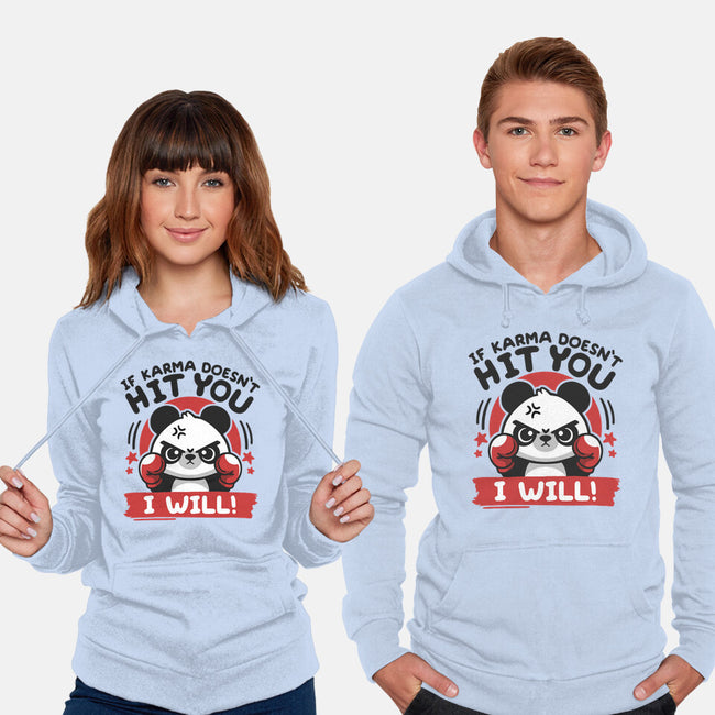 If Karma Doesn't Hit You-Unisex-Pullover-Sweatshirt-NemiMakeit