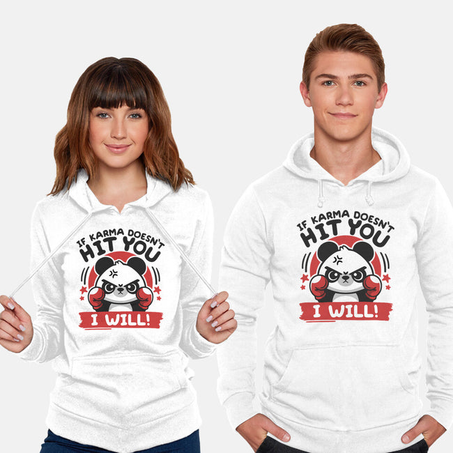 If Karma Doesn't Hit You-Unisex-Pullover-Sweatshirt-NemiMakeit