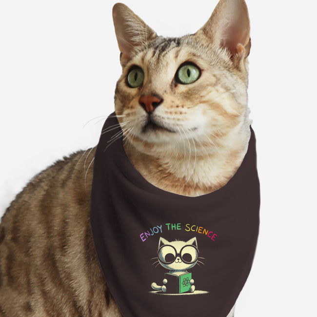 Enjoy The Science-Cat-Bandana-Pet Collar-BridgeWalker