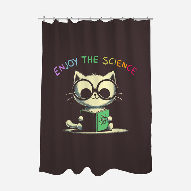 Enjoy The Science-None-Polyester-Shower Curtain-BridgeWalker