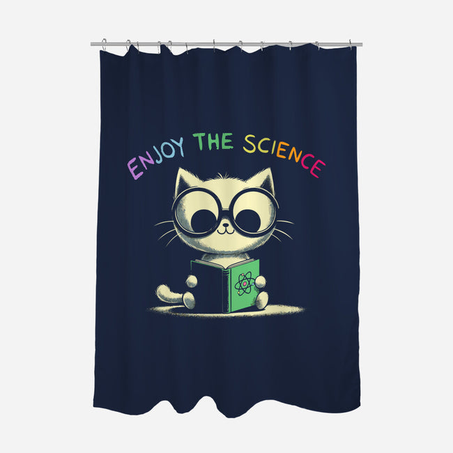 Enjoy The Science-None-Polyester-Shower Curtain-BridgeWalker