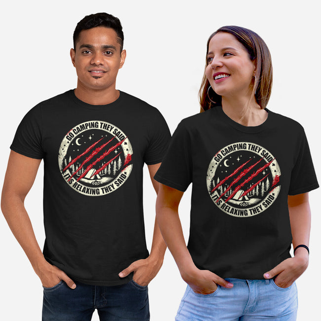 Go Camping They Said-Unisex-Basic-Tee-BridgeWalker