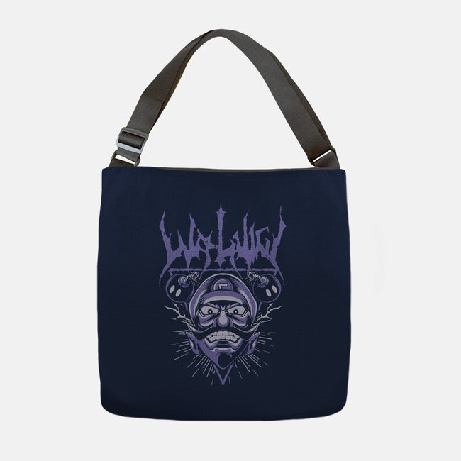 Waluigi Metal-None-Adjustable Tote-Bag-arace