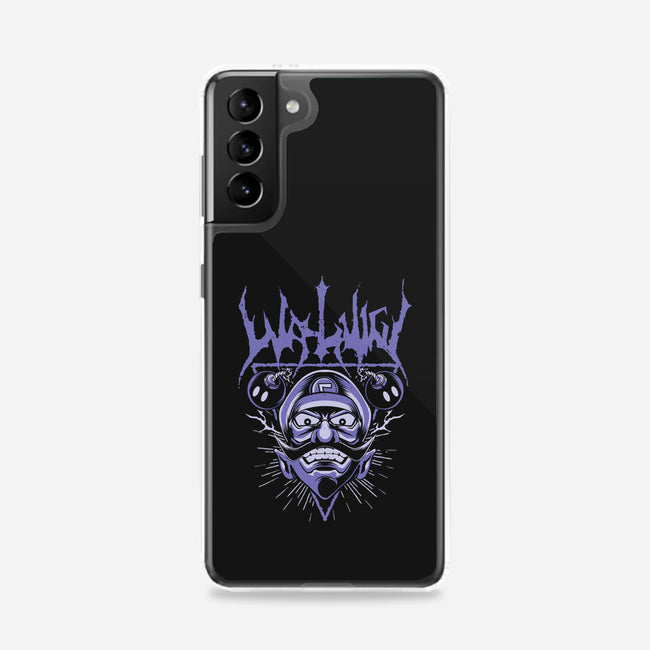 Waluigi Metal-Samsung-Snap-Phone Case-arace