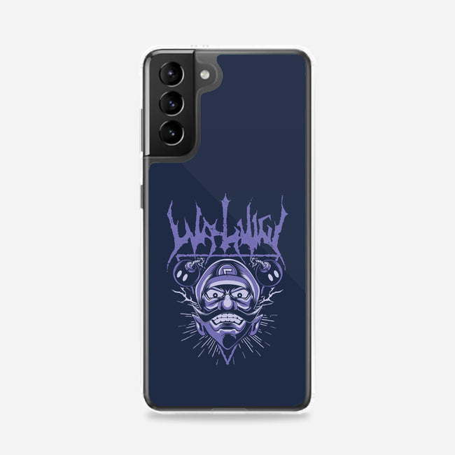 Waluigi Metal-Samsung-Snap-Phone Case-arace