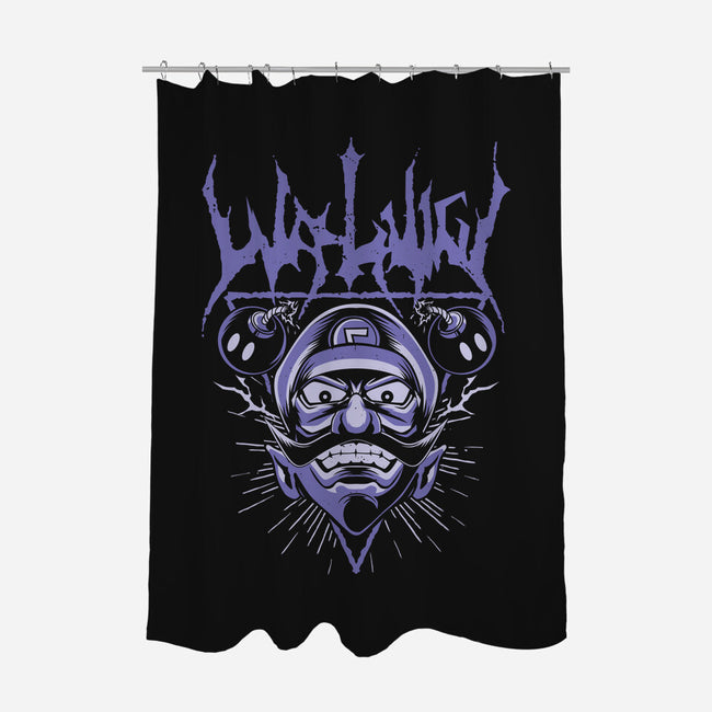 Waluigi Metal-None-Polyester-Shower Curtain-arace