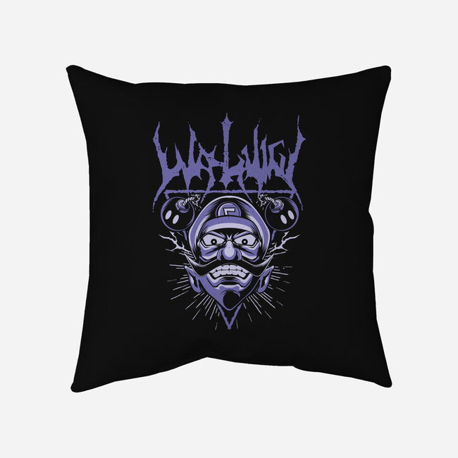 Waluigi Metal-None-Removable Cover w Insert-Throw Pillow-arace