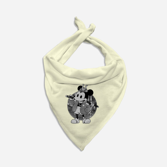 Cyber Samurai Mouse-Dog-Bandana-Pet Collar-Bruno Mota