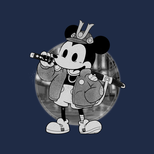 Cyber Samurai Mouse-Unisex-Crew Neck-Sweatshirt-Bruno Mota