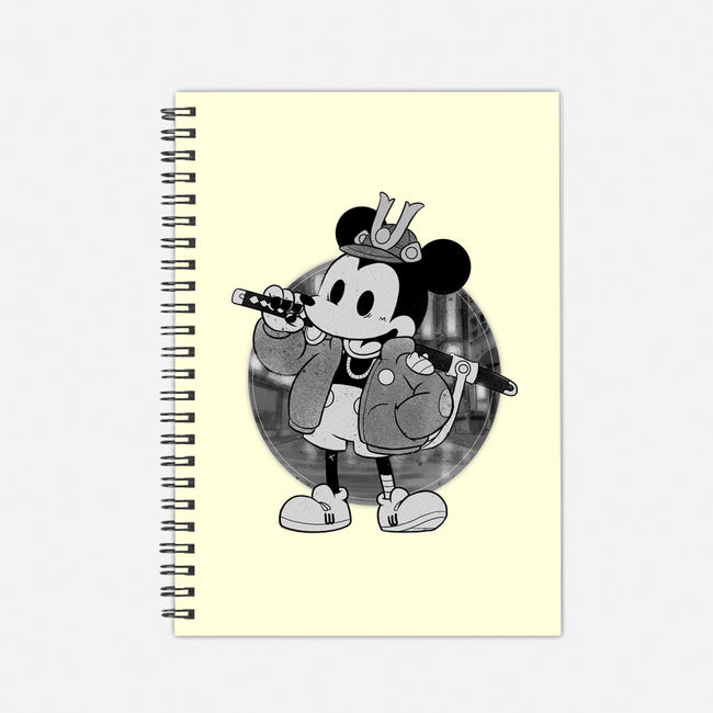 Cyber Samurai Mouse-None-Dot Grid-Notebook-Bruno Mota