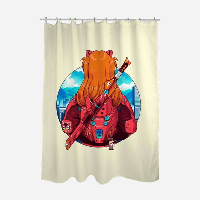 Second Summer-None-Polyester-Shower Curtain-Bruno Mota
