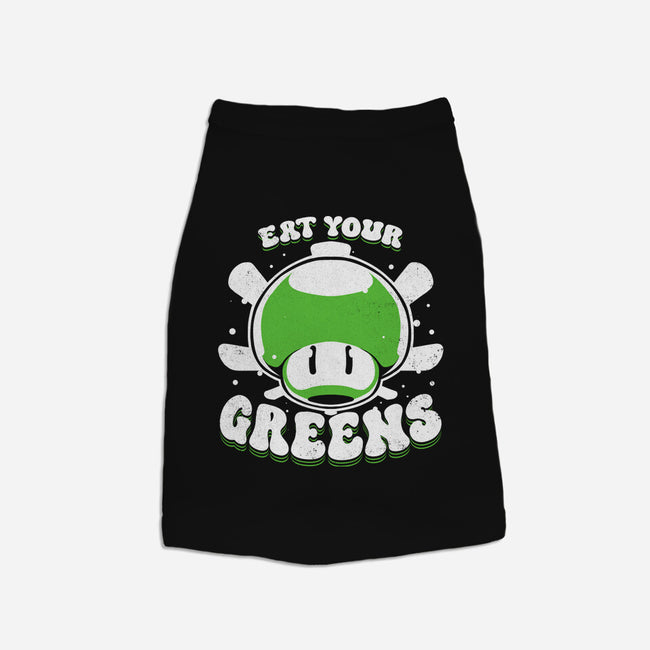 Eat Your Greens-Dog-Basic-Pet Tank-estudiofitas