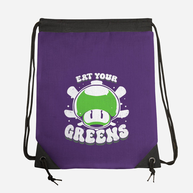Eat Your Greens-None-Drawstring-Bag-estudiofitas