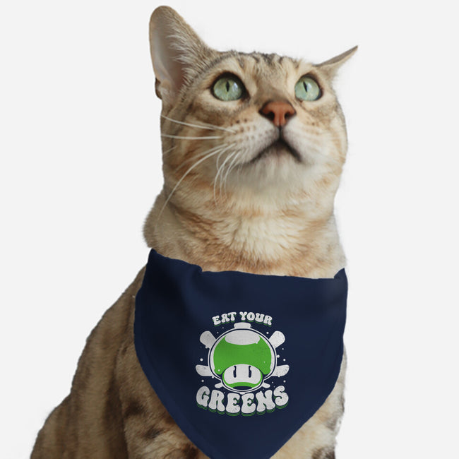 Eat Your Greens-Cat-Adjustable-Pet Collar-estudiofitas