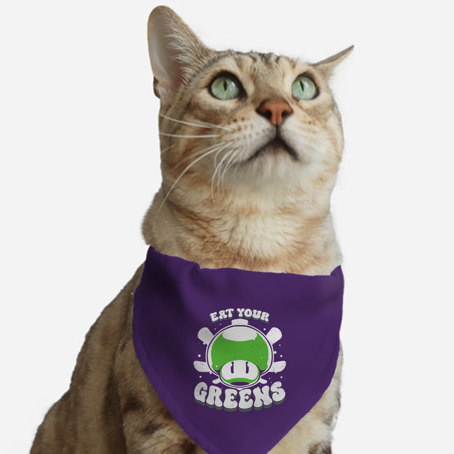 Eat Your Greens-Cat-Adjustable-Pet Collar-estudiofitas