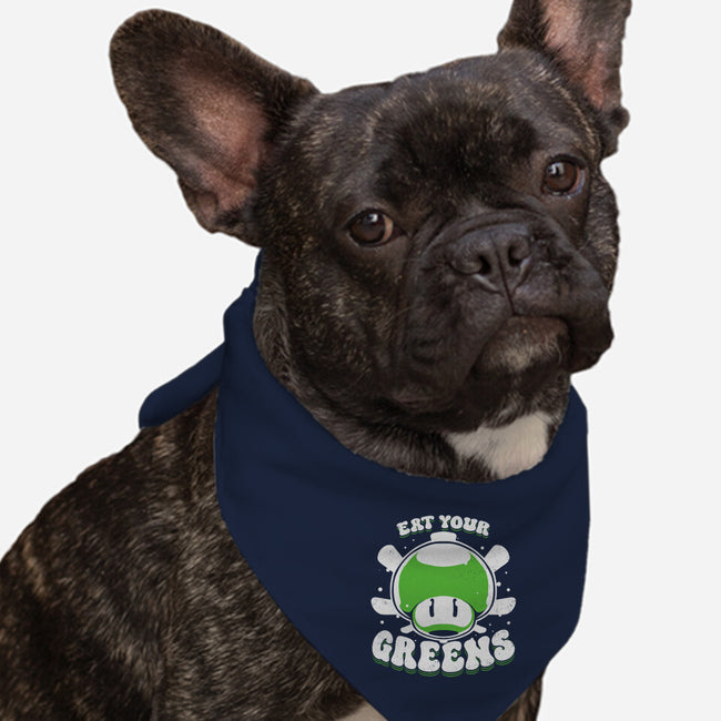 Eat Your Greens-Dog-Bandana-Pet Collar-estudiofitas