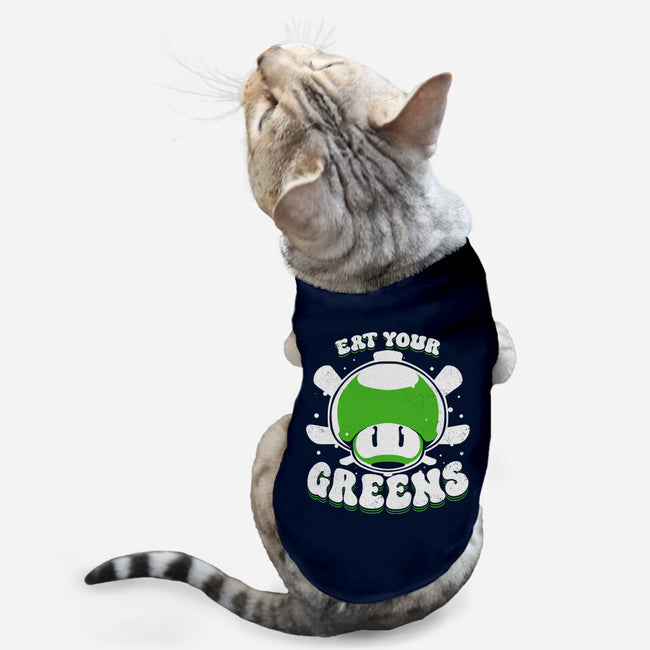 Eat Your Greens-Cat-Basic-Pet Tank-estudiofitas