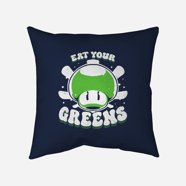 Eat Your Greens-None-Non-Removable Cover w Insert-Throw Pillow-estudiofitas