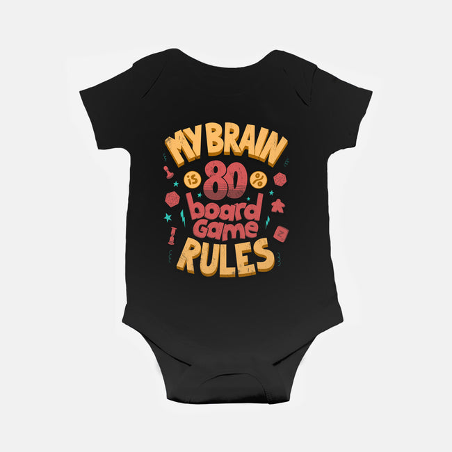 Board Game Rules-Baby-Basic-Onesie-Jorge Toro