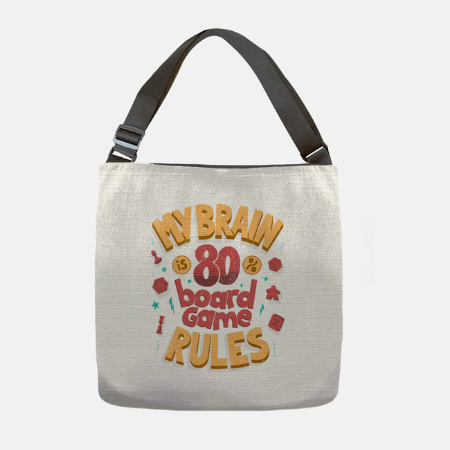 Board Game Rules-None-Adjustable Tote-Bag-Jorge Toro