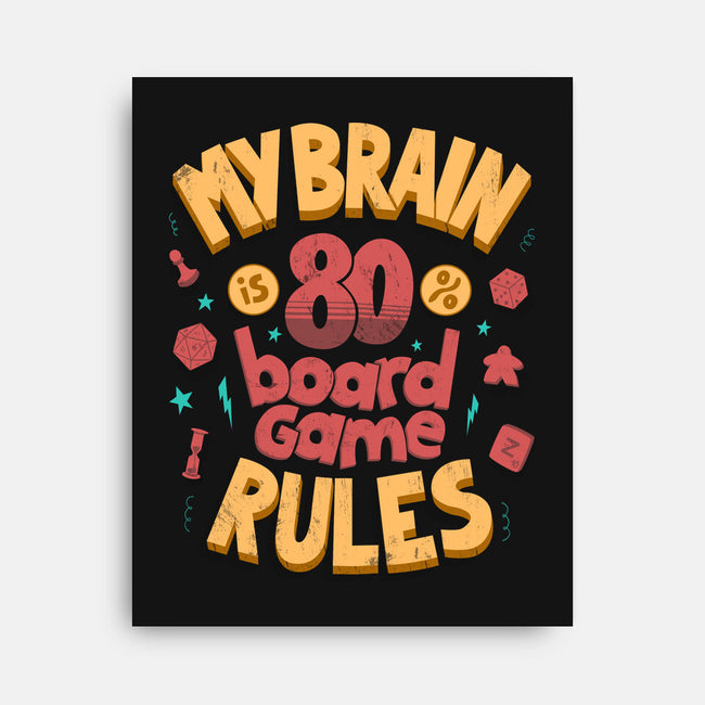 Board Game Rules-None-Stretched-Canvas-Jorge Toro