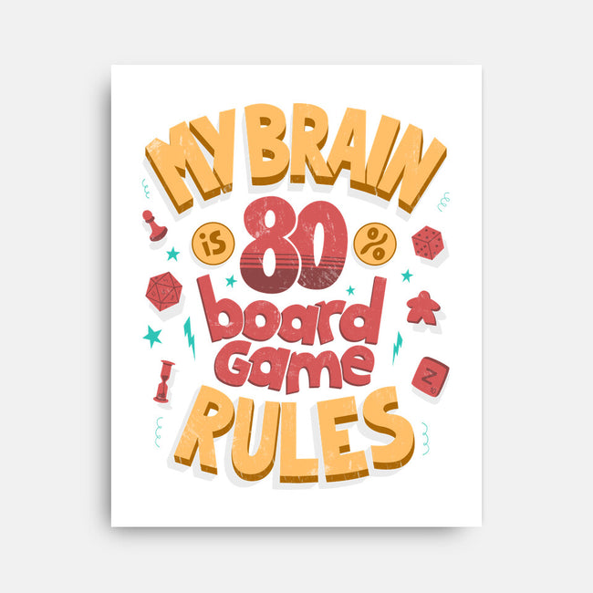 Board Game Rules-None-Stretched-Canvas-Jorge Toro