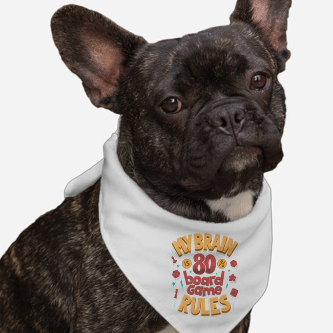 Board Game Rules-Dog-Bandana-Pet Collar-Jorge Toro