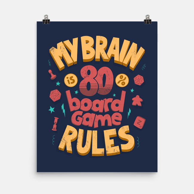 Board Game Rules-None-Matte-Poster-Jorge Toro