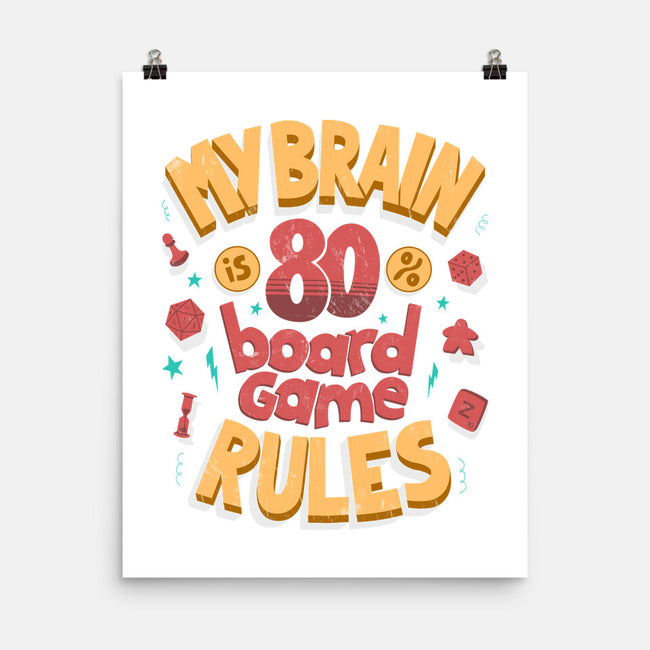 Board Game Rules-None-Matte-Poster-Jorge Toro