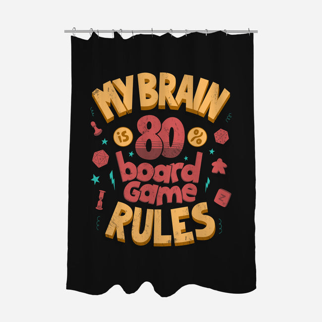 Board Game Rules-None-Polyester-Shower Curtain-Jorge Toro