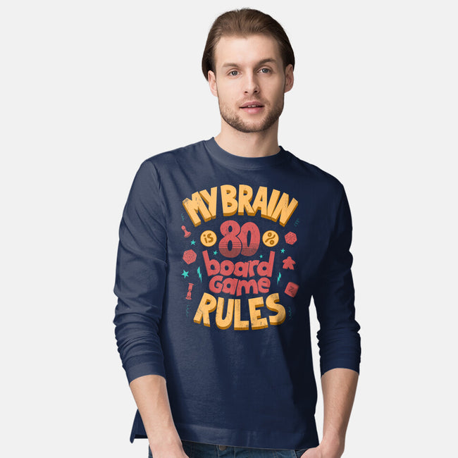 Board Game Rules-Mens-Long Sleeved-Tee-Jorge Toro