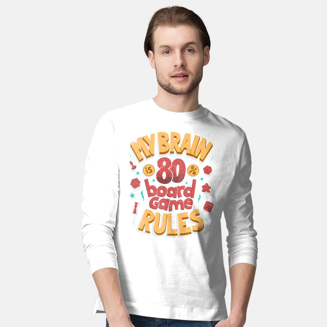 Board Game Rules-Mens-Long Sleeved-Tee-Jorge Toro